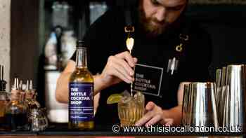 The Bottle Cocktail Shop Islington serves ready made drinks
