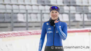 Anna Ostlender bereits schnell auf Inzeller Eis unterwegs