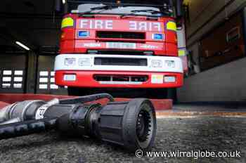 Garden fire in Neston sees two properties damaged