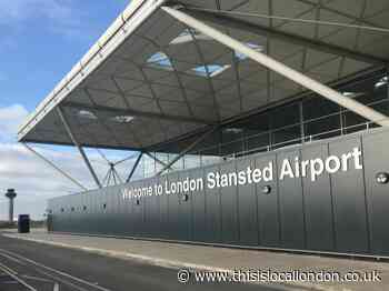 Bomb disposal vehicles seen en-route to Stansted as flight diverted