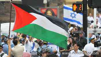 Protesters afraid for loved ones in Gaza march through the Loop