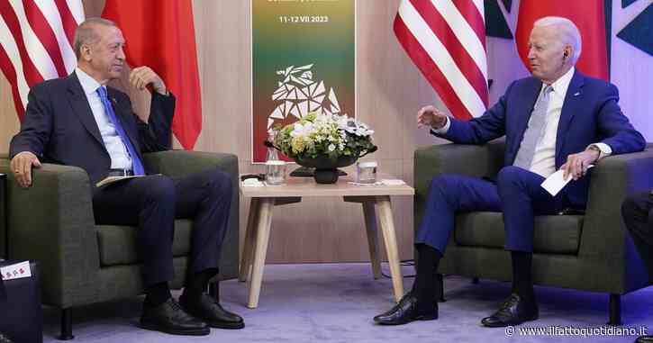 Erdogan: “Non c’è spiegazione per il massacro a Gaza”. E spacca la Nato: “Gli Usa invece di abbassare la tensione manda navi da guerra”