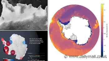 Antarctica's melting ice shelves have unleashed 7.5 TRILLION tonnes of water into the oceans since 1997, study finds