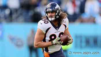 Broncos activate TE Dulcich from injured reserve