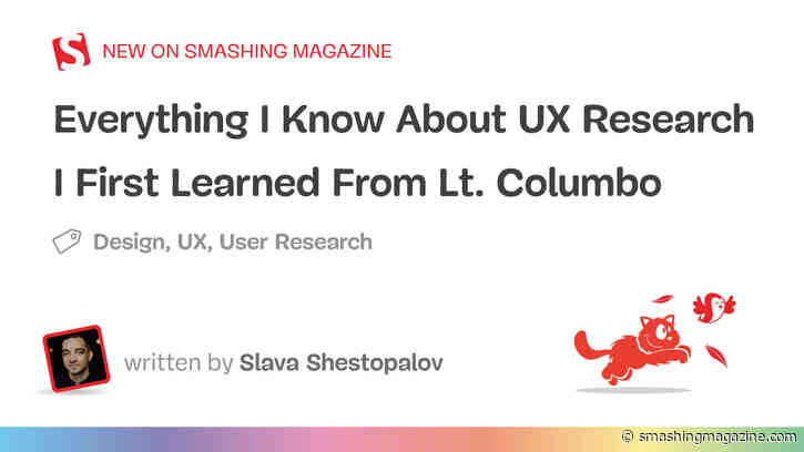 Everything I Know About UX Research I First Learned From Lt. Columbo