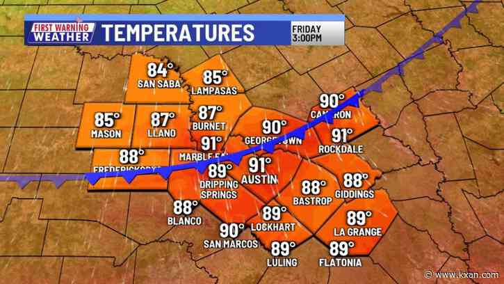 Hot Friday, then wonderful fall weather this weekend