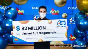 'Buzzing with adrenaline': Ontario man wins $42M Lotto 6/49 prize