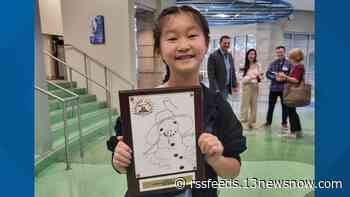 'Keep dreaming' | Virginia Beach girl wins drawing contest, will have her art turned into light display
