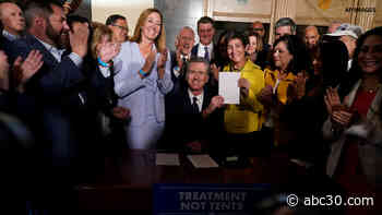 Governor Gavin Newsom signs 2 major proposals for mental health reform to go before voters in 2024
