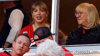 LOOK: Taylor Swift arrives at Broncos-Chiefs Thursday night game to watch Travis Kelce