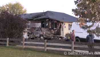 Vehicle fire spreads, causing 'significant' damage to Alliston home