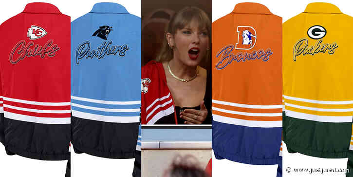 Chiefs Jacket Worn by Taylor Swift Shopping Link: Erin Andrews Windbreaker Is Available for Every NFL Team!