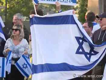 'We stand with Israel' rally takes place downtown Raleigh