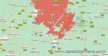 Map shows areas of Cambs that could be underwater with global warming rise of 1.5C