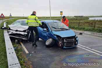 Ongeluk bij Monnickendam, weg naar Marken dicht