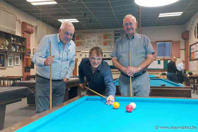 Biljartclub krijgt legendes Raymond Ceulemans en Ludo Dielis op bezoek: “Tuurlijk maken we kans. Een waterkans”
