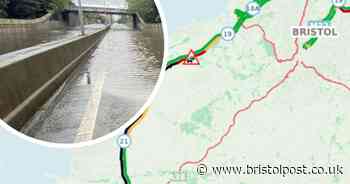 M5, M4 and M32 traffic live: Crashes and flooding misery for the big Friday getaway