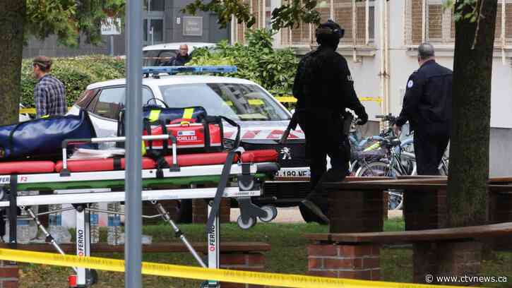 A teacher dies and 2 people are wounded in a stabbing in a French school. Terrorism is suspected