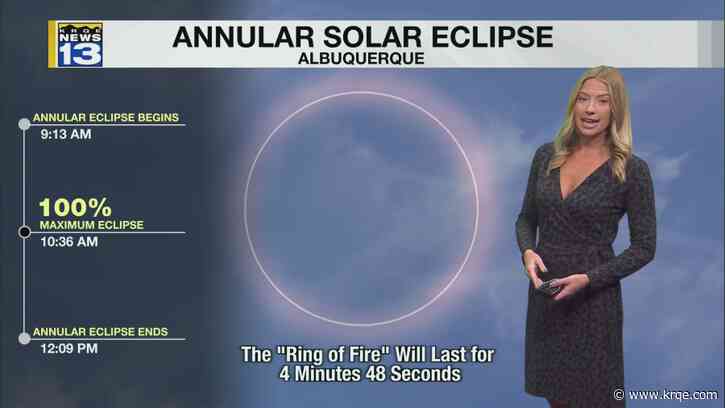 Cool and calm Friday with clouds ahead of solar eclipse