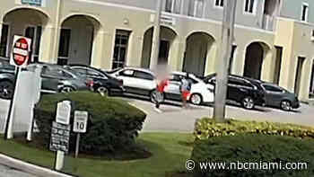 Suspect sought after Broward man stabbed in attempted carjacking caught on camera