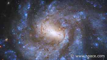 Hubble Telescope captures star-packed galaxy spinning like a top (photo)