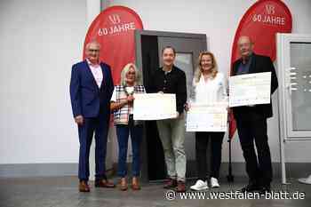 24.600 Euro gehen an vier Hilfsorganisationen