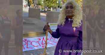 'Powerful' moment as families affected by knife crime join protest in Bristol