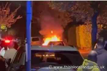 Man in hospital after Woodford Lechmere Avenue car fire