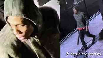 Barrie police seek suspect in pharmacy break-in