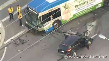 Woman killed, several injured in crash involving Miami-Dade Transit bus