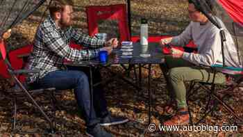 Snag this camping table on sale for only $20 at Walmart