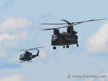 Canadian Forces helicopters to buzz Kingston Saturday