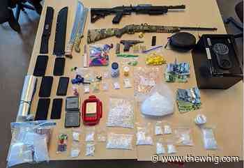 Two charged after Kingston Police seize 1,069 grams of crystal meth, three firearms