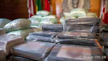 $4M in meth and cocaine seized, 2 Edmonton men arrested during traffic stop: Sask. RCMP