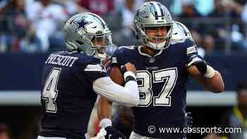 Cowboys' Jake Ferguson is with Dak Prescott 'til the wheels fall off'; Brandin Cooks 'trusts the process'
