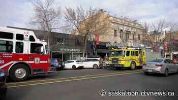 Saskatoon Fire department responds to ‘suspicious’ downtown roof fire