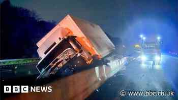 Barnsley: M1 motorway reopens following lorry crash
