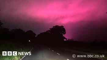 Cause of 'Stranger Things' pink lights over Yorkshire town revealed