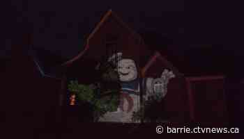 Popular Halloween projection show returns to Orillia street