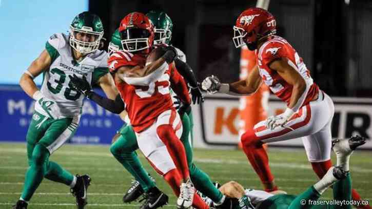 Stampeders remain in CFL playoff hunt with 26-19 win over Roughriders