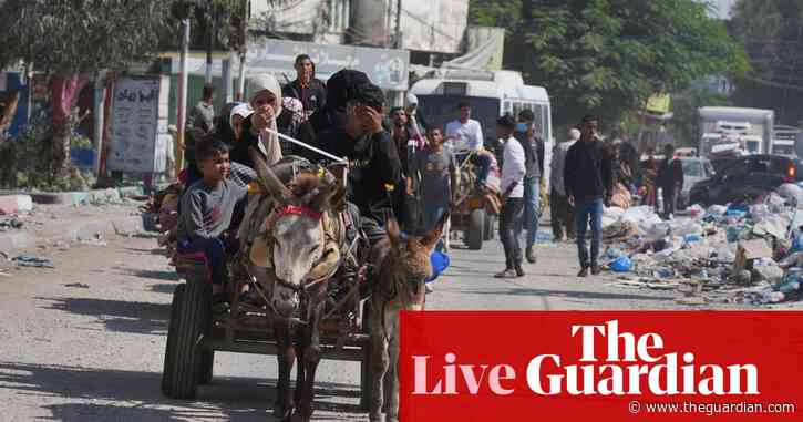 Israel-Hamas war live: UN says tens of thousands have fled south in Gaza; Israel strikes Hezbollah target in Lebanon, says IDF