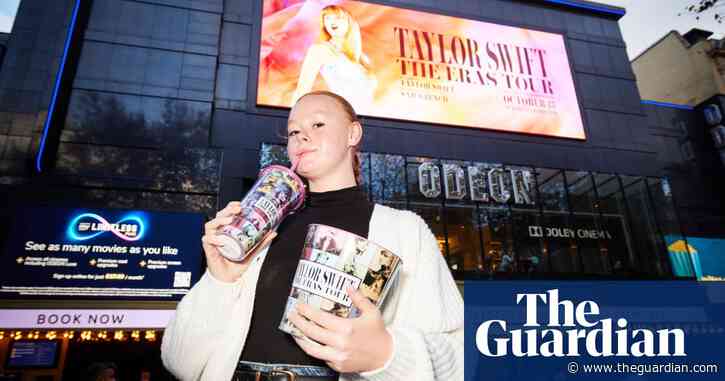 Swifties flock to Leicester Square as Taylor Swift’s box office smash lands in UK
