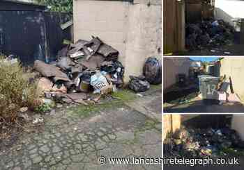Great Harwood residents fed up with alleyway fly-tipping