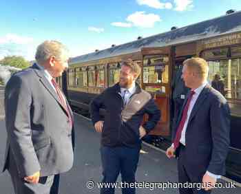 Keighley & Worth Valley Railway visited by minister