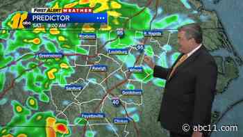 Cloudy, Cooler with Scattered Showers Today