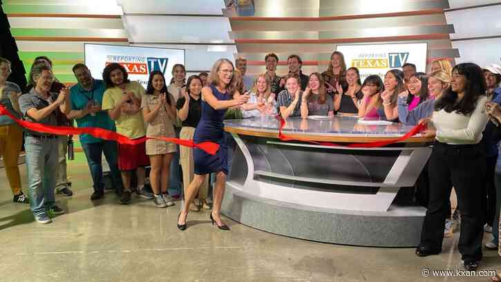 Former KXAN studio set gets new home at UT Moody College