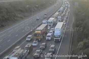Crash causes severe delays near A282 M25 Dartford Crossing