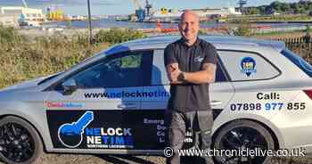 Meet the Wallsend man who has started his own 24/7 emergency response locksmith business