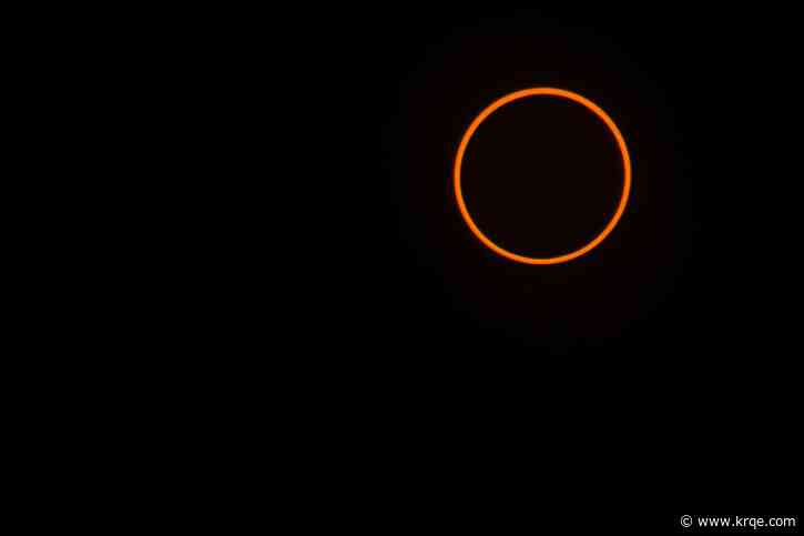 PHOTOS: Annular solar eclipse attracts thousands to Balloon Fiesta Park