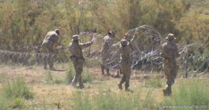 Gov. Abbott Fortifies Texas-New Mexico Border, Lone Star Troops Put Up Razor Wire Near State Line